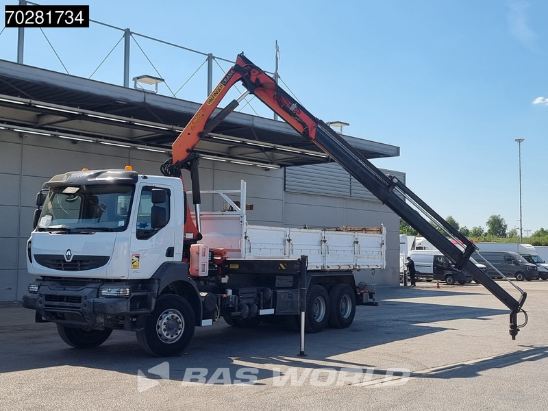 Renault Kerax 370 6X4 Palfinger PK16502 Kran Crane Big-Axle Steel suspension Euro 4 - Camión volquete, Camión grúa: foto 5 Renault Kerax 370 6X4 Palfinger PK16502 Kran Crane Big-Axle Steel suspension Euro 4 - Camión volquete, Camión grúa: foto 5