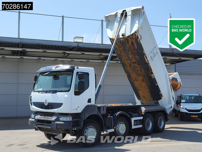 Renault Kerax 460 8X4 17m3 tipper Automatic Big-Axle Retarder Steel suspension Euro 5 - Camión volquete: foto 1 Renault Kerax 460 8X4 17m3 tipper Automatic Big-Axle Retarder Steel suspension Euro 5 - Camión volquete: foto 1