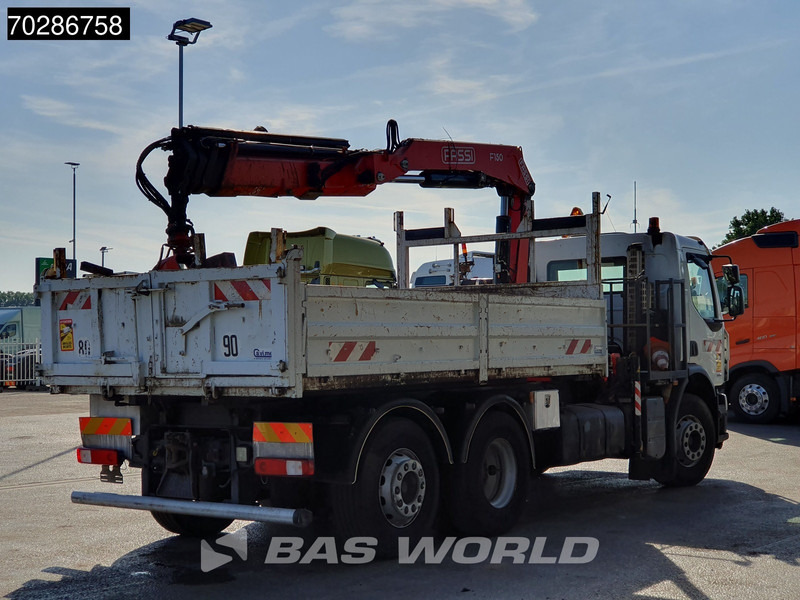 Camión volquete, Camión grúa Renault Premium 380 Premium 6X2 Fassi F150A23 Crane Remote Tipper Manual Euro 5: foto 13