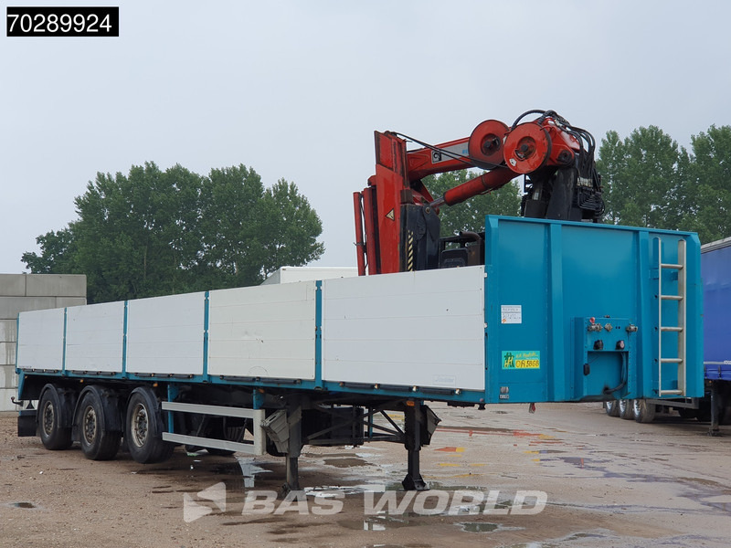 SCHROEDER WIESMOOR S12/27P2-13,2KR 2 steal wheels Liftachse 2 x Lenkachse - Semirremolque plataforma/ Caja abierta: foto 3 SCHROEDER WIESMOOR S12/27P2-13,2KR 2 steal wheels Liftachse 2 x Lenkachse - Semirremolque plataforma/ Caja abierta: foto 3