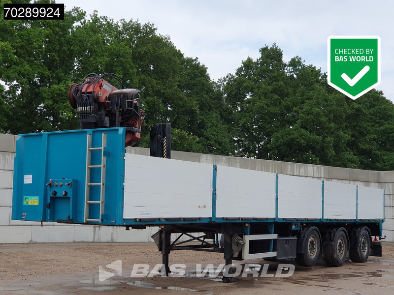 SCHROEDER WIESMOOR S12/27P2-13,2KR 2 steal wheels Liftachse 2 x Lenkachse - Semirremolque plataforma/ Caja abierta: foto 1 SCHROEDER WIESMOOR S12/27P2-13,2KR 2 steal wheels Liftachse 2 x Lenkachse - Semirremolque plataforma/ Caja abierta: foto 1