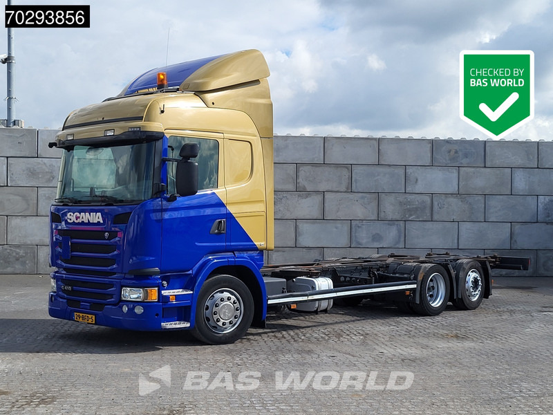 Scania G410 6X2 NL-Truck Retarder Hydarulic ACC Euro 6 - Camión portacontenedore/ Intercambiable: foto 1 Scania G410 6X2 NL-Truck Retarder Hydarulic ACC Euro 6 - Camión portacontenedore/ Intercambiable: foto 1