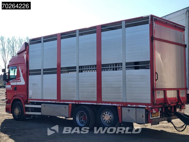 Scania G420 6X2 Van Dijk Cattle transport Liftable floor Lift-Asche Euro 5 - Camión caja cerrada: foto 2 Scania G420 6X2 Van Dijk Cattle transport Liftable floor Lift-Asche Euro 5 - Camión caja cerrada: foto 2