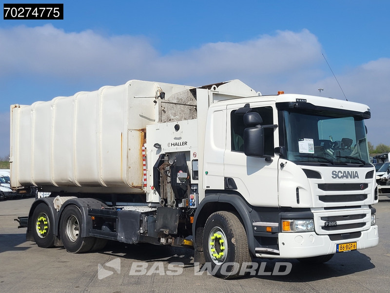 Camión multibasculante Scania P280 6X2 Zoeller Seitenlader Translift Lift+steering Axle Retarder Euro 6: foto 5
