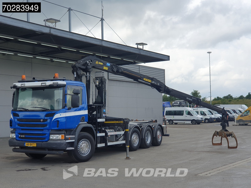 Scania P410 8X2 NL-Truck Palfinger Q150Z Crane 30T VDL hooklift Lift-Lenkachse Euro 6 - Camión multibasculante, Camión grúa: foto 5 Scania P410 8X2 NL-Truck Palfinger Q150Z Crane 30T VDL hooklift Lift-Lenkachse Euro 6 - Camión multibasculante, Camión grúa: foto 5
