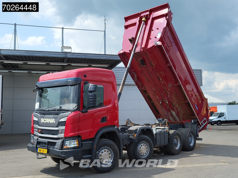 Scania P410 8X4 NL Truck 19m3 tipper Body Heating Big-Axle Steelsuspension Euro 6 - Camión volquete: foto 2 Scania P410 8X4 NL Truck 19m3 tipper Body Heating Big-Axle Steelsuspension Euro 6 - Camión volquete: foto 2