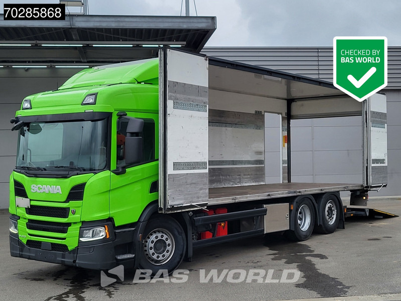 Scania P410 P 6X2 2000kg Ladebordwand Lift-Axle Automatic Euro 6 - Camión caja cerrada: foto 1 Scania P410 P 6X2 2000kg Ladebordwand Lift-Axle Automatic Euro 6 - Camión caja cerrada: foto 1