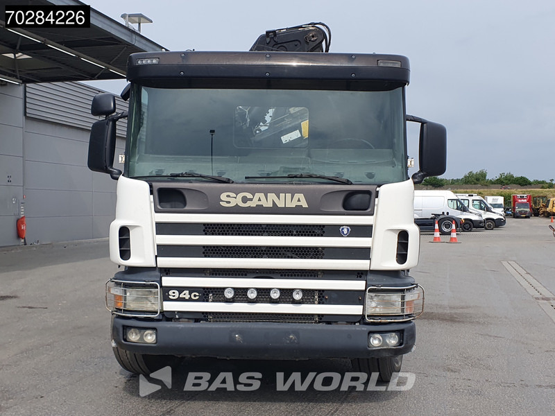 Camión volquete, Camión grúa Scania P94 6X4 Hiab 330-4 Kran Crane 9m3 tipper Manual Steelsuspension Euro 3: foto 14