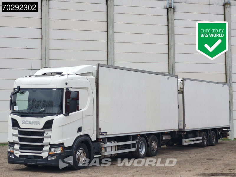 Scania R410 6X2 Refrigerated Combi Lamberet Carrier Retarder Euro 6 - Camión frigorífico: foto 1 Scania R410 6X2 Refrigerated Combi Lamberet Carrier Retarder Euro 6 - Camión frigorífico: foto 1