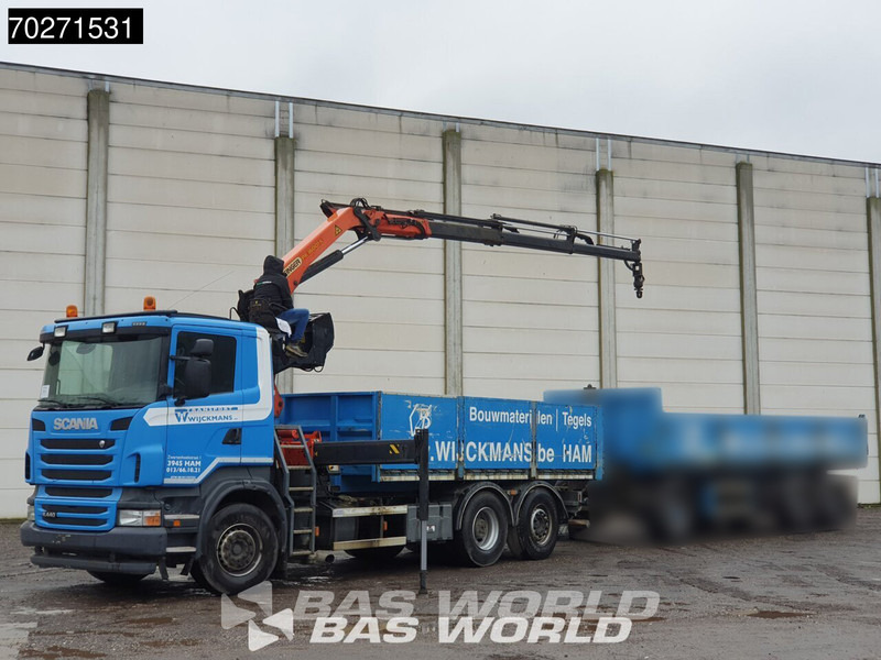 Scania R440 6X2 Palfinger PK16001 Crane Kran Lift+Lenkachse Euro 5 - Camión caja abierta, Camión grúa: foto 5 Scania R440 6X2 Palfinger PK16001 Crane Kran Lift+Lenkachse Euro 5 - Camión caja abierta, Camión grúa: foto 5