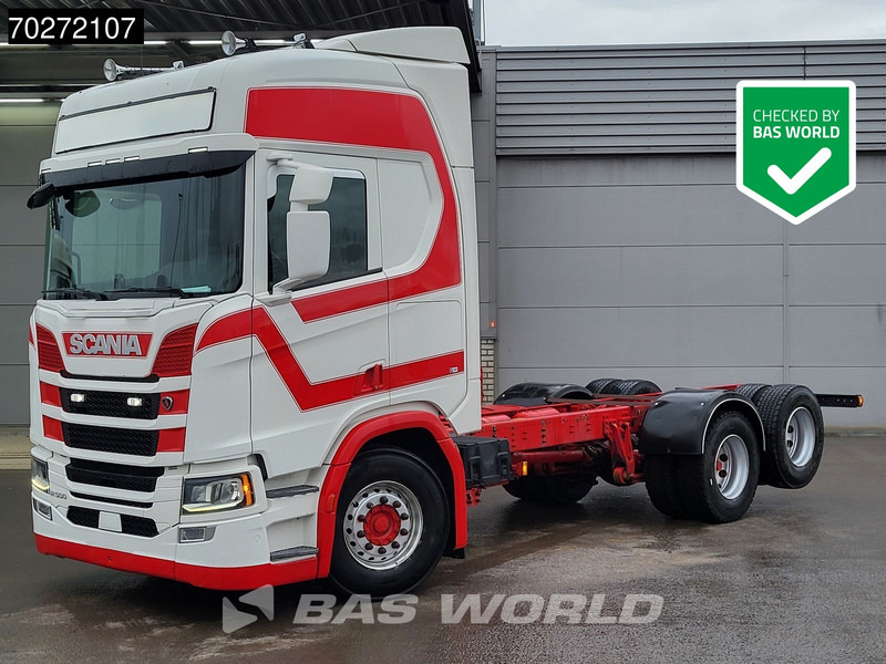 Scania R500 6X2 Chassis Retarder ACC Navi Liftachse Automatic Euro 6 - Camión chasis: foto 1 Scania R500 6X2 Chassis Retarder ACC Navi Liftachse Automatic Euro 6 - Camión chasis: foto 1