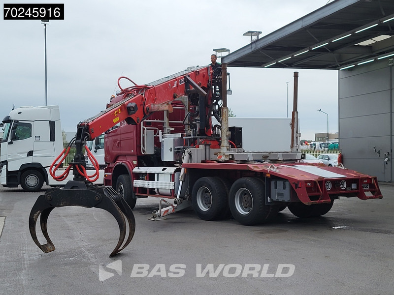 Scania R580 6X4 3-Pedals Jonsered J28505 83 Crane Kran Steel-suspension Retarder Euro 6 - Camión forestal, Camión grúa: foto 3 Scania R580 6X4 3-Pedals Jonsered J28505 83 Crane Kran Steel-suspension Retarder Euro 6 - Camión forestal, Camión grúa: foto 3