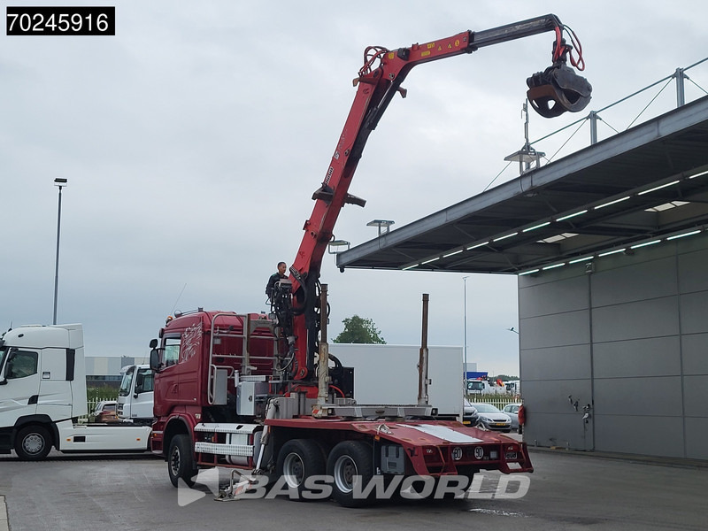 Scania R580 6X4 3-Pedals Jonsered J28505 83 Crane Kran Steel-suspension Retarder Euro 6 - Camión forestal, Camión grúa: foto 2 Scania R580 6X4 3-Pedals Jonsered J28505 83 Crane Kran Steel-suspension Retarder Euro 6 - Camión forestal, Camión grúa: foto 2