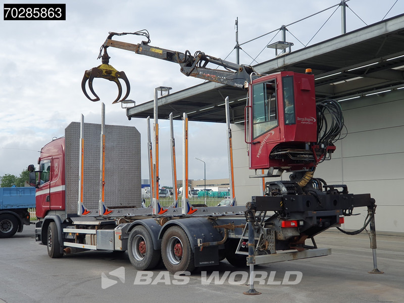 Scania R730 R 6X4 HIAB F108S 79 Crane Retarder Xenon BigAxle Loglift Automatic ACC Euro 6 - Camión forestal, Camión grúa: foto 2 Scania R730 R 6X4 HIAB F108S 79 Crane Retarder Xenon BigAxle Loglift Automatic ACC Euro 6 - Camión forestal, Camión grúa: foto 2
