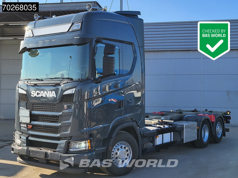 Scania S540 6X2 Retarder Full Air CS20H LED Euro 6 - Camión portacontenedore/ Intercambiable: foto 1 Scania S540 6X2 Retarder Full Air CS20H LED Euro 6 - Camión portacontenedore/ Intercambiable: foto 1