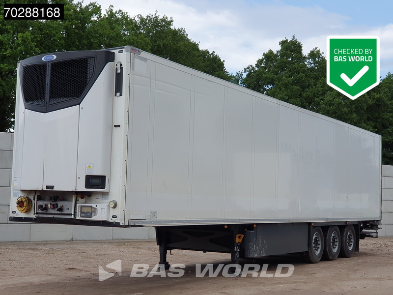 Schmitz Cargobull Carrier 3 axles Doppelverdampfer Tailgate Palettenkasten Blumenbreit LBW ATP-FRC 89m3 - Semirremolque frigorífico: foto 1 Schmitz Cargobull Carrier 3 axles Doppelverdampfer Tailgate Palettenkasten Blumenbreit LBW ATP-FRC 89m3 - Semirremolque frigorífico: foto 1