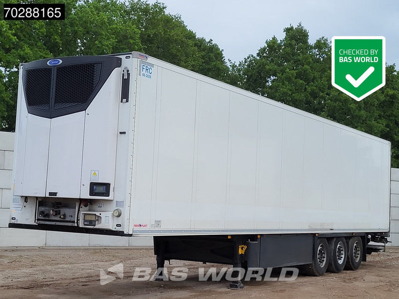 Schmitz Cargobull Carrier Vector HE 19 MT 3 axles Ladebordwand Blumenbreit Schiebewand ATP-FRC 87m3 - Semirremolque frigorífico: foto 1 Schmitz Cargobull Carrier Vector HE 19 MT 3 axles Ladebordwand Blumenbreit Schiebewand ATP-FRC 87m3 - Semirremolque frigorífico: foto 1