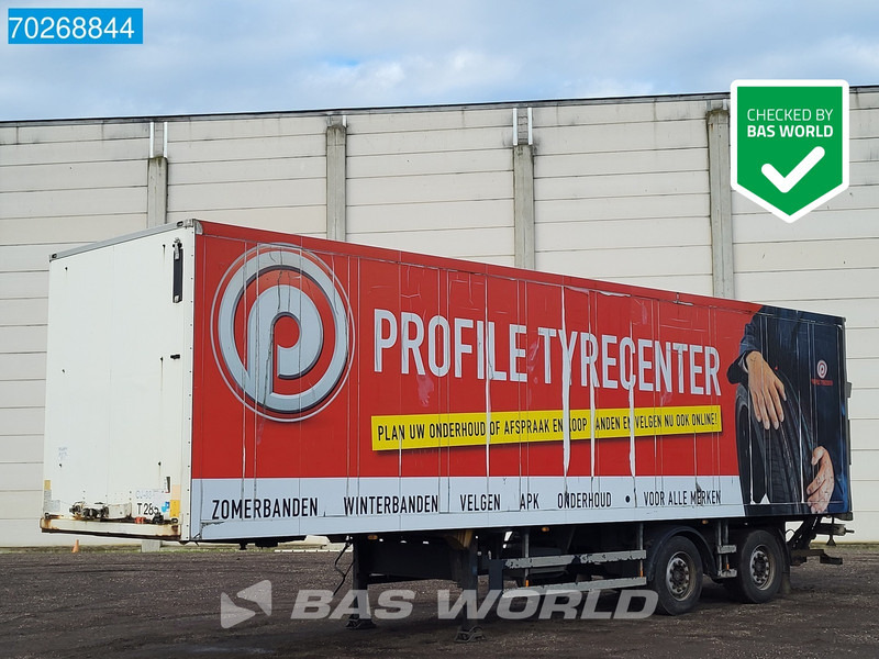 Schmitz Cargobull SKO18 2 axles Tailgate Lenkachse LBW - Semirremolque caja cerrada: foto 1 Schmitz Cargobull SKO18 2 axles Tailgate Lenkachse LBW - Semirremolque caja cerrada: foto 1