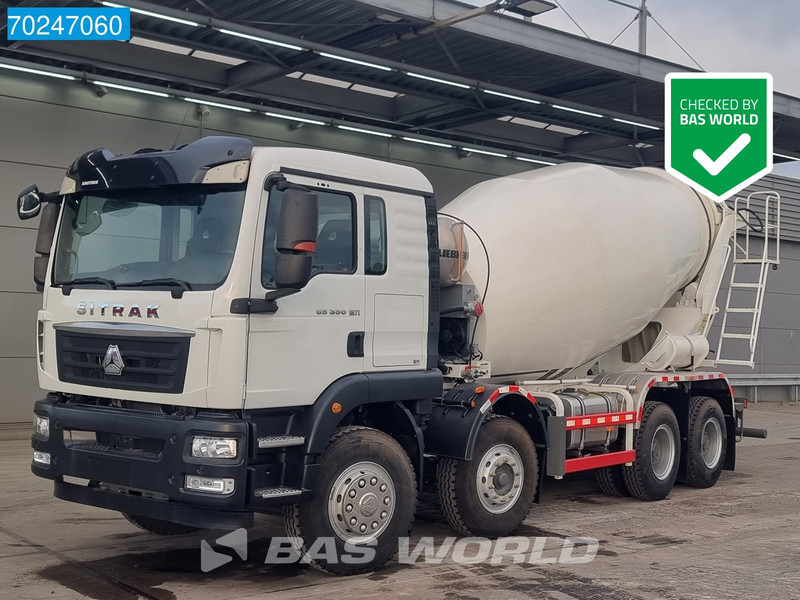 Sitrak G5 350 8X4 8m3 Liebherr HTM 804 H Mixer Big-Axle Steelsuspension - Camión hormigonera: foto 1 Sitrak G5 350 8X4 8m3 Liebherr HTM 804 H Mixer Big-Axle Steelsuspension - Camión hormigonera: foto 1