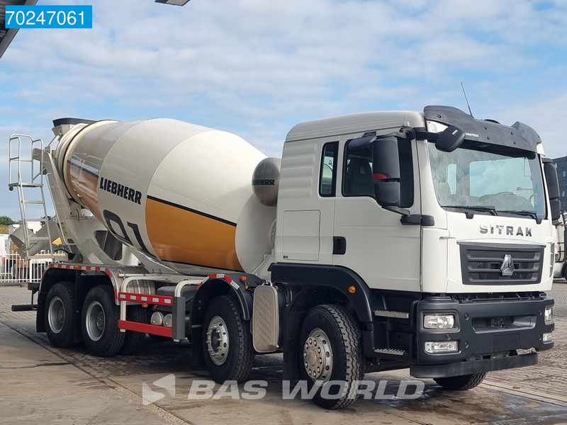 Sitrak G5 350 8X4 NEW! 8m3 Liebherr Mixer Big-Axle Steel Suspension - Camión hormigonera: foto 3 Sitrak G5 350 8X4 NEW! 8m3 Liebherr Mixer Big-Axle Steel Suspension - Camión hormigonera: foto 3