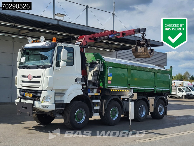 Tatra Tatra Phoenix 8P6R43/Phoenix 8X6 NL-Truck HMF 1943Z Crane 17m3 HSW Big-Axle Steering-Axle 8x6 Automatic Euro 6 - Camión volquete, Camión grúa: foto 1 Tatra Tatra Phoenix 8P6R43/Phoenix 8X6 NL-Truck HMF 1943Z Crane 17m3 HSW Big-Axle Steering-Axle 8x6 Automatic Euro 6 - Camión volquete, Camión grúa: foto 1