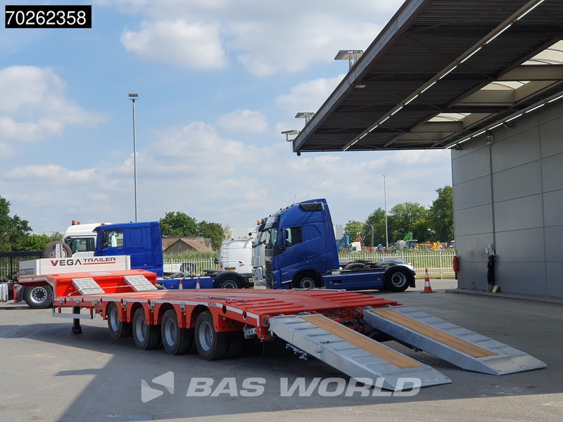 Semirremolque góndola rebajadas nuevo Vega STANDARD LOWBED 2 axles Lift + 2xLenkachse Hydraulic Ramps: foto 9