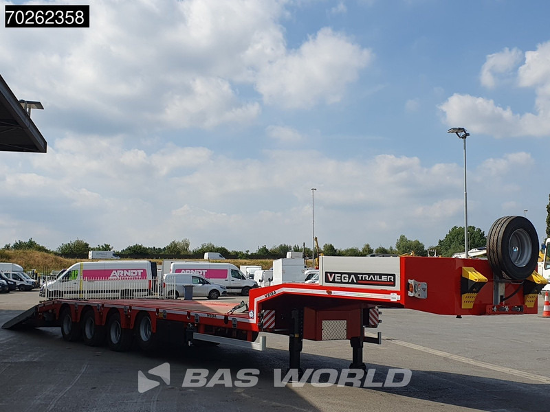 Semirremolque góndola rebajadas nuevo Vega STANDARD LOWBED 2 axles Lift + 2xLenkachse Hydraulic Ramps: foto 10