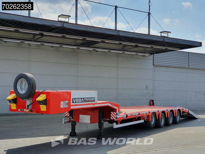 Semirremolque góndola rebajadas nuevo Vega STANDARD LOWBED 2 axles Lift + 2xLenkachse Hydraulic Ramps: foto 8