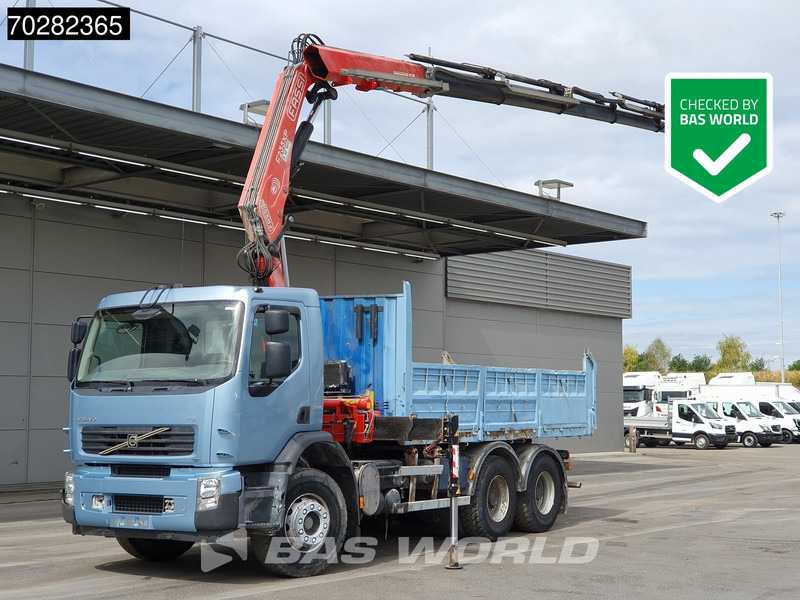 Volvo FE 280 904 6X4 Fassi F215/235AXP26 Crane 10m3 tipper Big-Axle Manual Euro 4 - Camión volquete, Camión grúa: foto 1 Volvo FE 280 904 6X4 Fassi F215/235AXP26 Crane 10m3 tipper Big-Axle Manual Euro 4 - Camión volquete, Camión grúa: foto 1