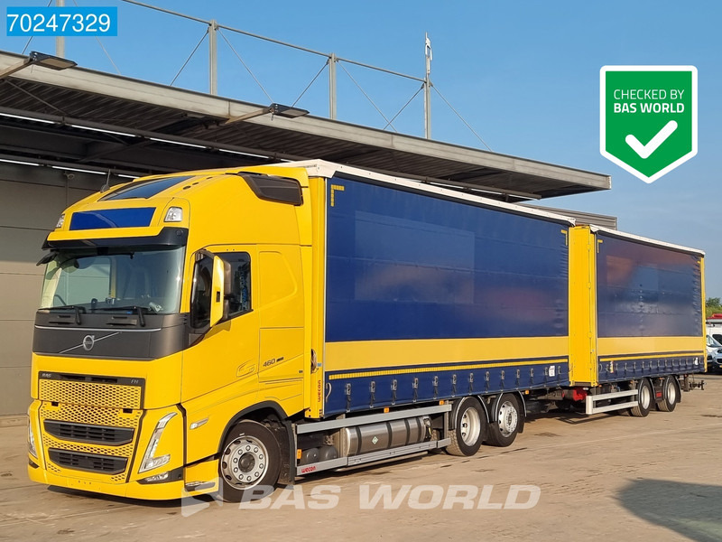 Volvo FH 460 6X2 LNG JUMBO LKW ACC Navi Standklima Liftachse - Camión lona: foto 1 Volvo FH 460 6X2 LNG JUMBO LKW ACC Navi Standklima Liftachse - Camión lona: foto 1