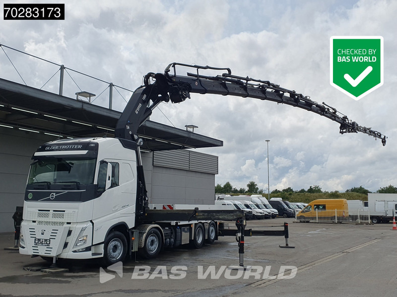 Volvo FH 460 8X2 Effer 1000 9S/6S Crane Kran Winch JIB Lift-Lenkachse Euro 6 - Camión caja abierta, Camión grúa: foto 1 Volvo FH 460 8X2 Effer 1000 9S/6S Crane Kran Winch JIB Lift-Lenkachse Euro 6 - Camión caja abierta, Camión grúa: foto 1