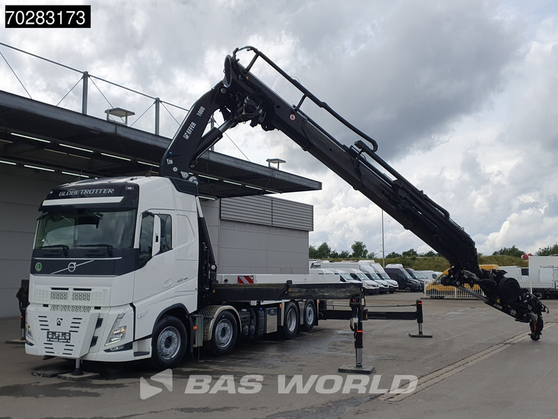 Volvo FH 460 8X2 Effer 1000 9S/6S Crane Kran Winch JIB Lift-Lenkachse Euro 6 - Camión caja abierta, Camión grúa: foto 3 Volvo FH 460 8X2 Effer 1000 9S/6S Crane Kran Winch JIB Lift-Lenkachse Euro 6 - Camión caja abierta, Camión grúa: foto 3