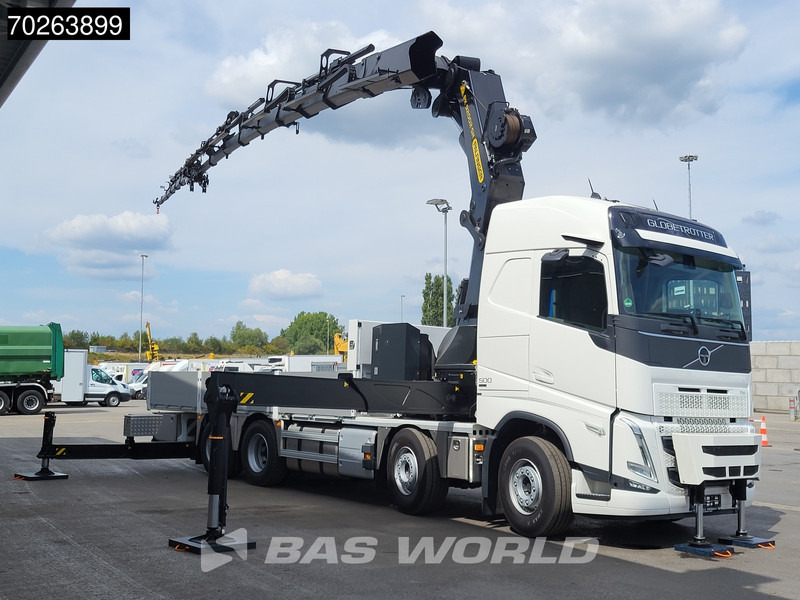 Volvo FH 500 8X2 NEW! Palfinger PK92002 SH 8+6 JIB Crane Kran 3.5t Winch Lift+Steering Axle - Camión caja abierta, Camión grúa: foto 2 Volvo FH 500 8X2 NEW! Palfinger PK92002 SH 8+6 JIB Crane Kran 3.5t Winch Lift+Steering Axle - Camión caja abierta, Camión grúa: foto 2