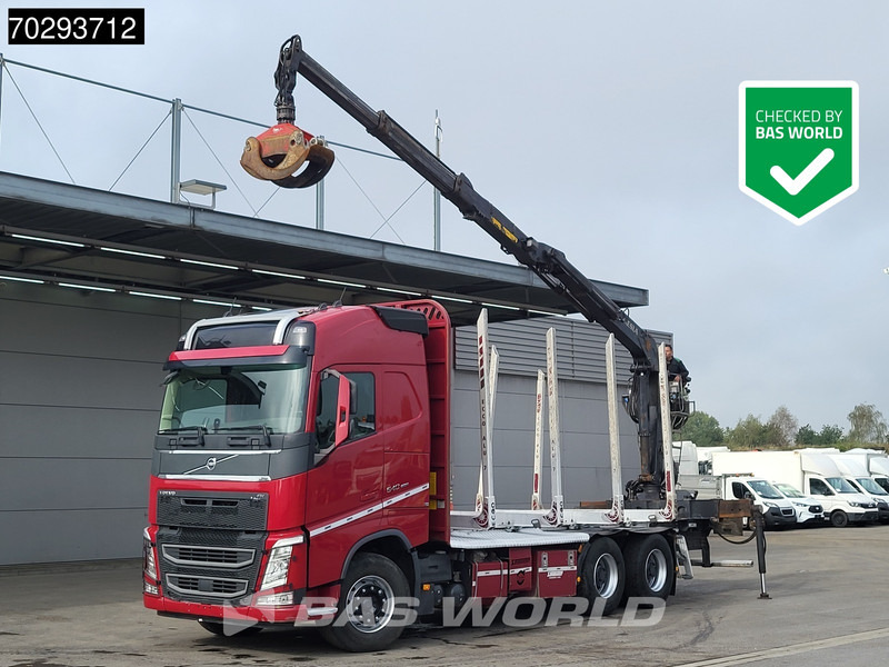 Volvo FH 540 FH 6X4 Kesla 2112ZT Crane Retarder Big-Axle I-ParkCool Xenon Euro 6 - Camión forestal, Camión grúa: foto 1 Volvo FH 540 FH 6X4 Kesla 2112ZT Crane Retarder Big-Axle I-ParkCool Xenon Euro 6 - Camión forestal, Camión grúa: foto 1
