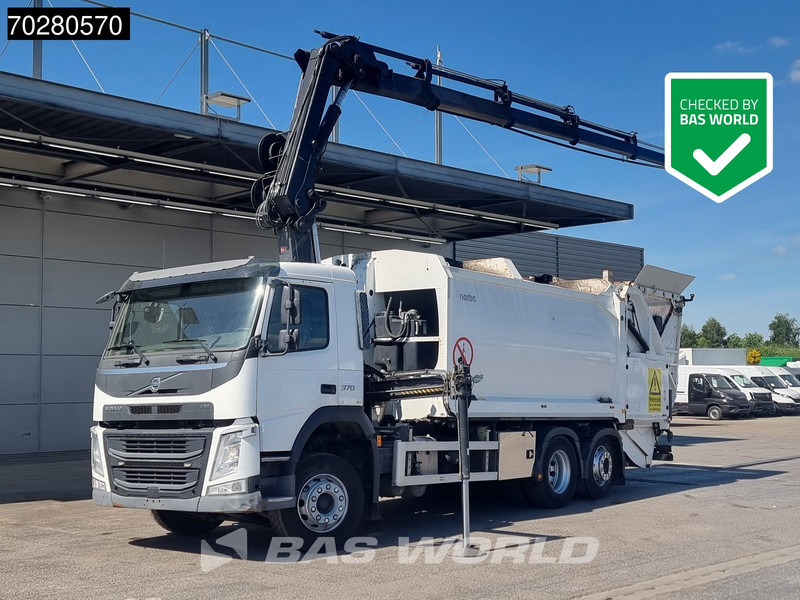 Volvo FM 370 6X2 Hiab X-Hipro 162 Kran GeesinkNorba Lift+Lenkachse VEB Euro 6 - Camión de basura: foto 1 Volvo FM 370 6X2 Hiab X-Hipro 162 Kran GeesinkNorba Lift+Lenkachse VEB Euro 6 - Camión de basura: foto 1