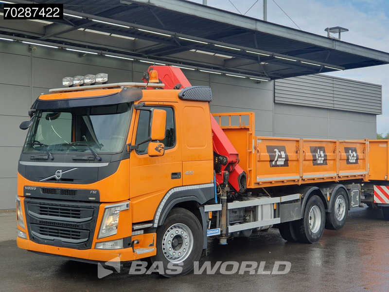 Volvo FM 420 6X2 HMF 2120 K 4 Crane Lift+lenkasche Euro 6 - Camión volquete, Camión grúa: foto 3 Volvo FM 420 6X2 HMF 2120 K 4 Crane Lift+lenkasche Euro 6 - Camión volquete, Camión grúa: foto 3