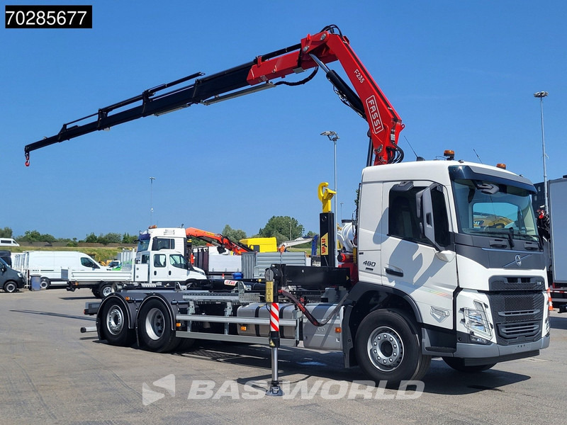 Volvo FM 460 6X2 NEW! FASSI F235A.0.25 Kran + HYVA 20-57-S Lift+steering axle Euro 6 - Camión multibasculante, Camión grúa: foto 3 Volvo FM 460 6X2 NEW! FASSI F235A.0.25 Kran + HYVA 20-57-S Lift+steering axle Euro 6 - Camión multibasculante, Camión grúa: foto 3