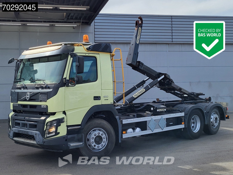 Volvo FMX 410 6X2 20tons Palfinger hooklift Lift+Steering Axle Automatic Euro 6 - Camión multibasculante: foto 1 Volvo FMX 410 6X2 20tons Palfinger hooklift Lift+Steering Axle Automatic Euro 6 - Camión multibasculante: foto 1