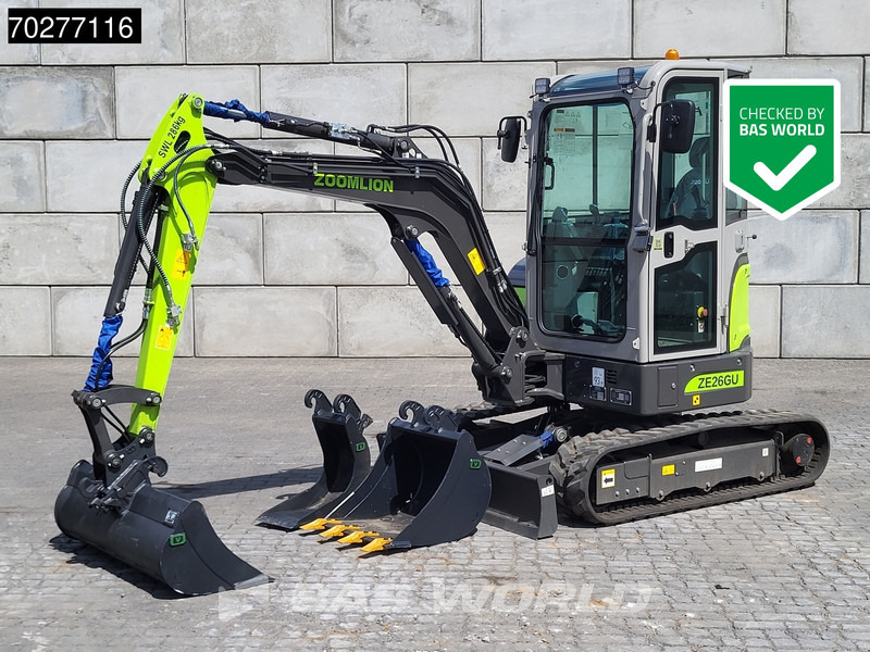 Zoomlion ZE26 GU A/C - CE CERTIFIED - Miniexcavadora: foto 1 Zoomlion ZE26 GU A/C - CE CERTIFIED - Miniexcavadora: foto 1