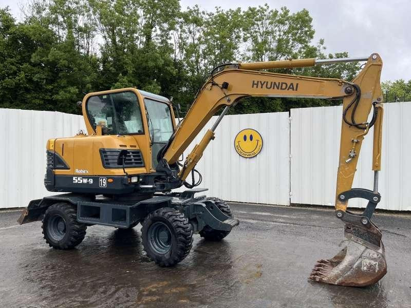 Excavadora de ruedas Hyundai ROBEX 55W-9 / R55W-9: foto 8