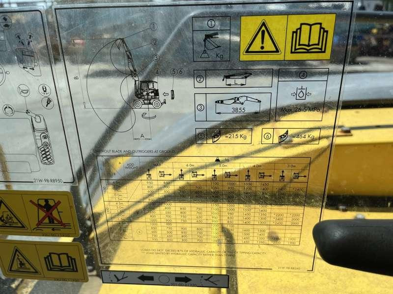 Excavadora de ruedas Komatsu PW98MR-6: foto 48