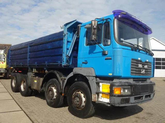 MAN 41-414 MEILLER KIPPER 8X4,MANUAL POMP - Camión volquete: foto 3 MAN 41-414 MEILLER KIPPER 8X4,MANUAL POMP - Camión volquete: foto 3