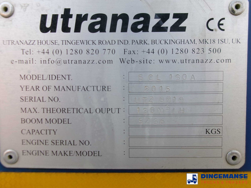 Leasing para DAF CF 370 6X4 RHD Sermac 5Z36 concrete pump 36 m DAF CF 370 6X4 RHD Sermac 5Z36 concrete pump 36 m: foto 20