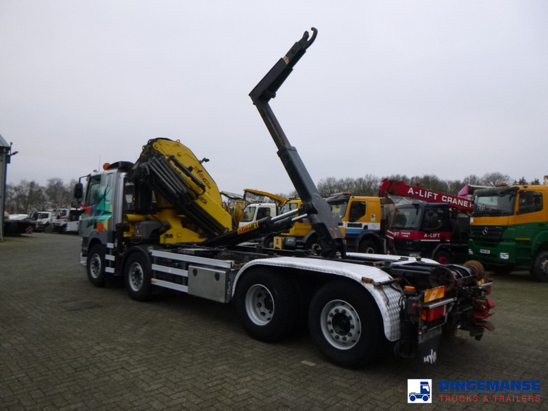 DAF CF 85.410 8x2 Hyva container hook + crane - Camión grúa: foto 4 DAF CF 85.410 8x2 Hyva container hook + crane - Camión grúa: foto 4