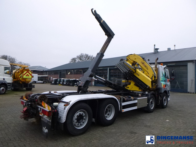 DAF CF 85.410 8x2 Hyva container hook + crane - Camión grúa: foto 3 DAF CF 85.410 8x2 Hyva container hook + crane - Camión grúa: foto 3