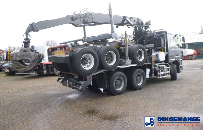 DAF XF 105.510 6x4 + Loglift F281S83 crane / timber truck + dolly - Camión forestal, Camión grúa: foto 4 DAF XF 105.510 6x4 + Loglift F281S83 crane / timber truck + dolly - Camión forestal, Camión grúa: foto 4