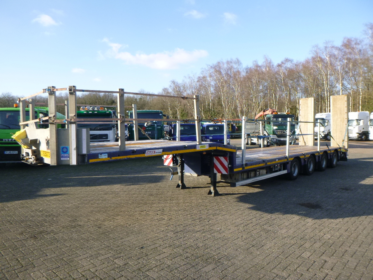Semirremolque góndola rebajadas Faymonville 4-axle semi-lowbed trailer 60 t + ramps: foto 1