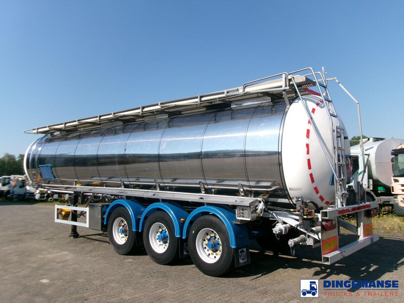 Feldbinder Chemical tank (non-ADR) inox 30 m3 / 1 comp + pump - Semirremolque cisterna: foto 4 Feldbinder Chemical tank (non-ADR) inox 30 m3 / 1 comp + pump - Semirremolque cisterna: foto 4