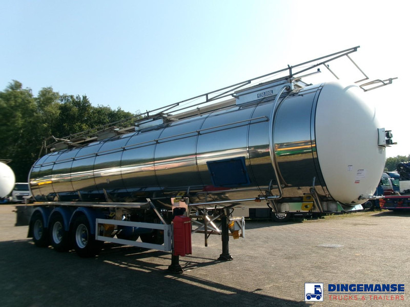 Feldbinder Chemical tank (non-ADR) inox 30 m3 / 1 comp + pump - Semirremolque cisterna: foto 2 Feldbinder Chemical tank (non-ADR) inox 30 m3 / 1 comp + pump - Semirremolque cisterna: foto 2