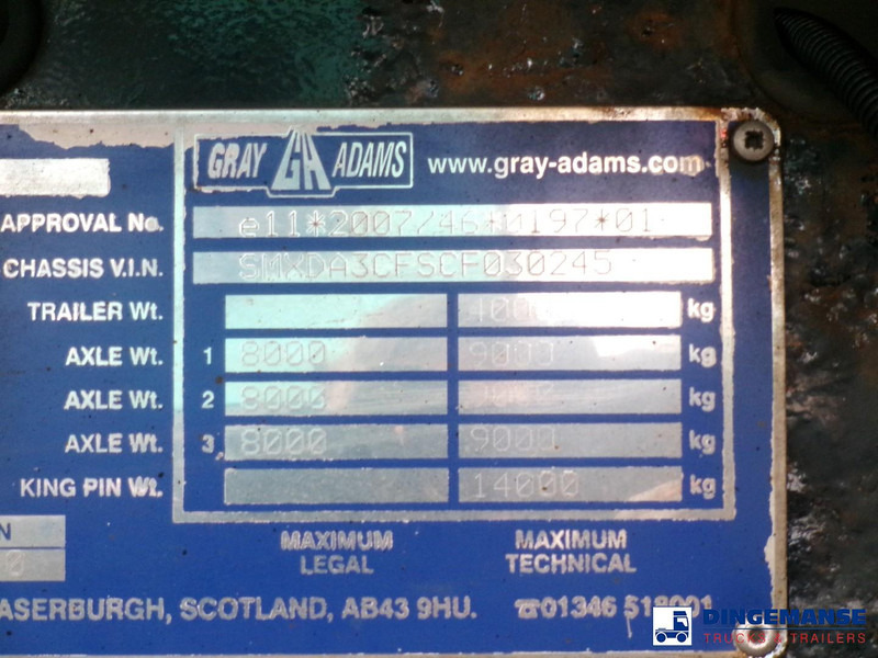 Semirremolque frigorífico Gray Adams Frigo trailer + Carrier Vector 1850 MT: foto 19